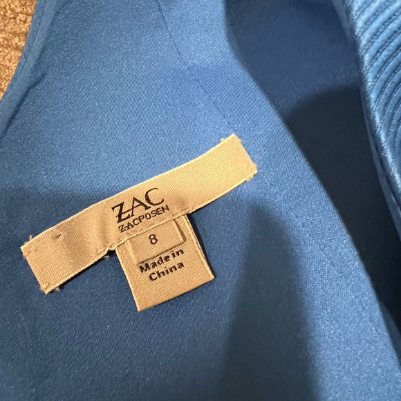 Zac Posen blue cocktail dress  size 8 high quality💥 - Picture 5 of 16